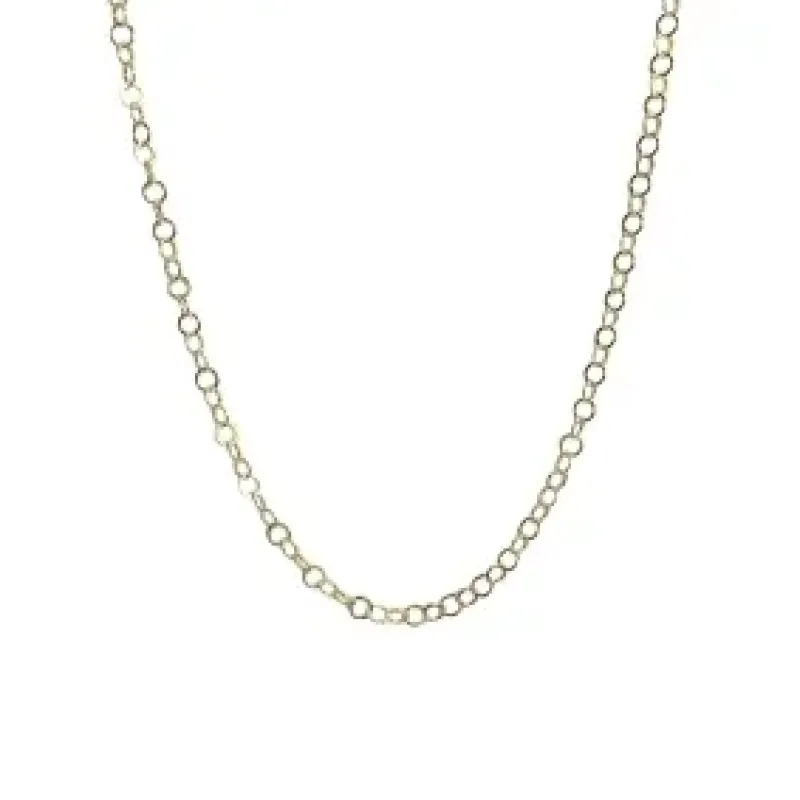 Corrente Elo Português Banhado a Ouro 18k - 60 cm
