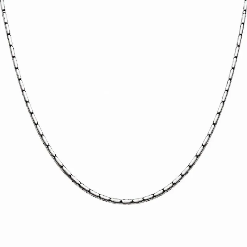 Corrente Estilo Bali Prata 925 Envelhecida - 60 cm