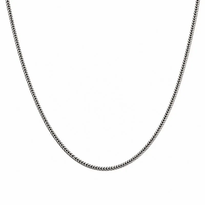 Corrente Prata Envelhecida Prata 925 - 50 cm