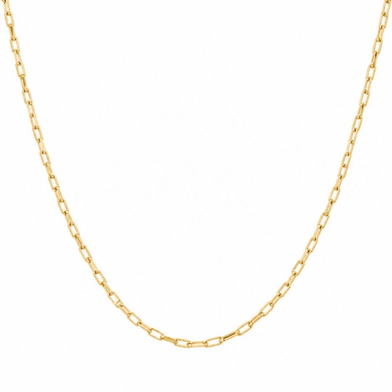 Corrente Masculina Elo Cartier Banhada a Ouro 18k - 60cm
