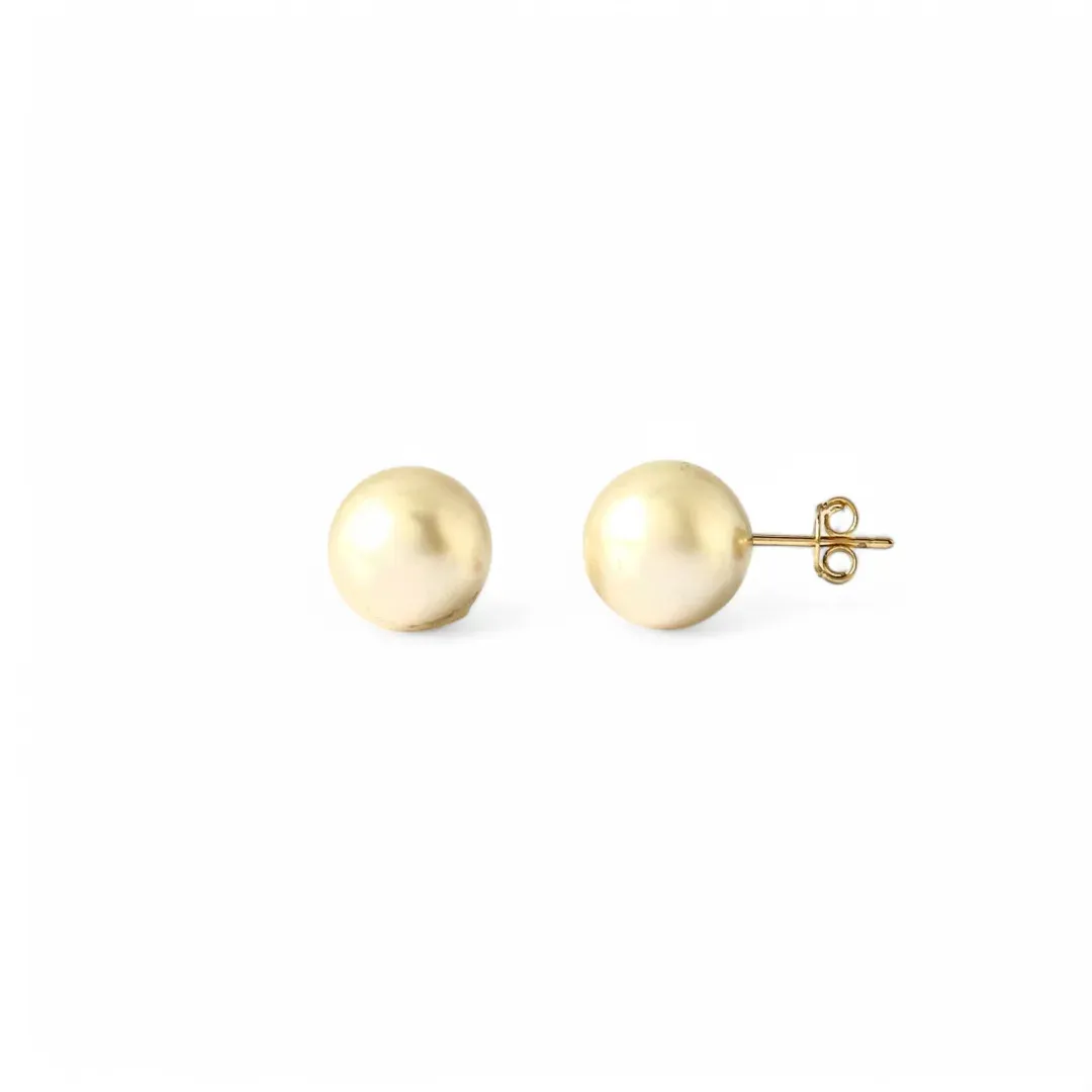 Brinco Perola Banhado a Ouro 18K-  GG