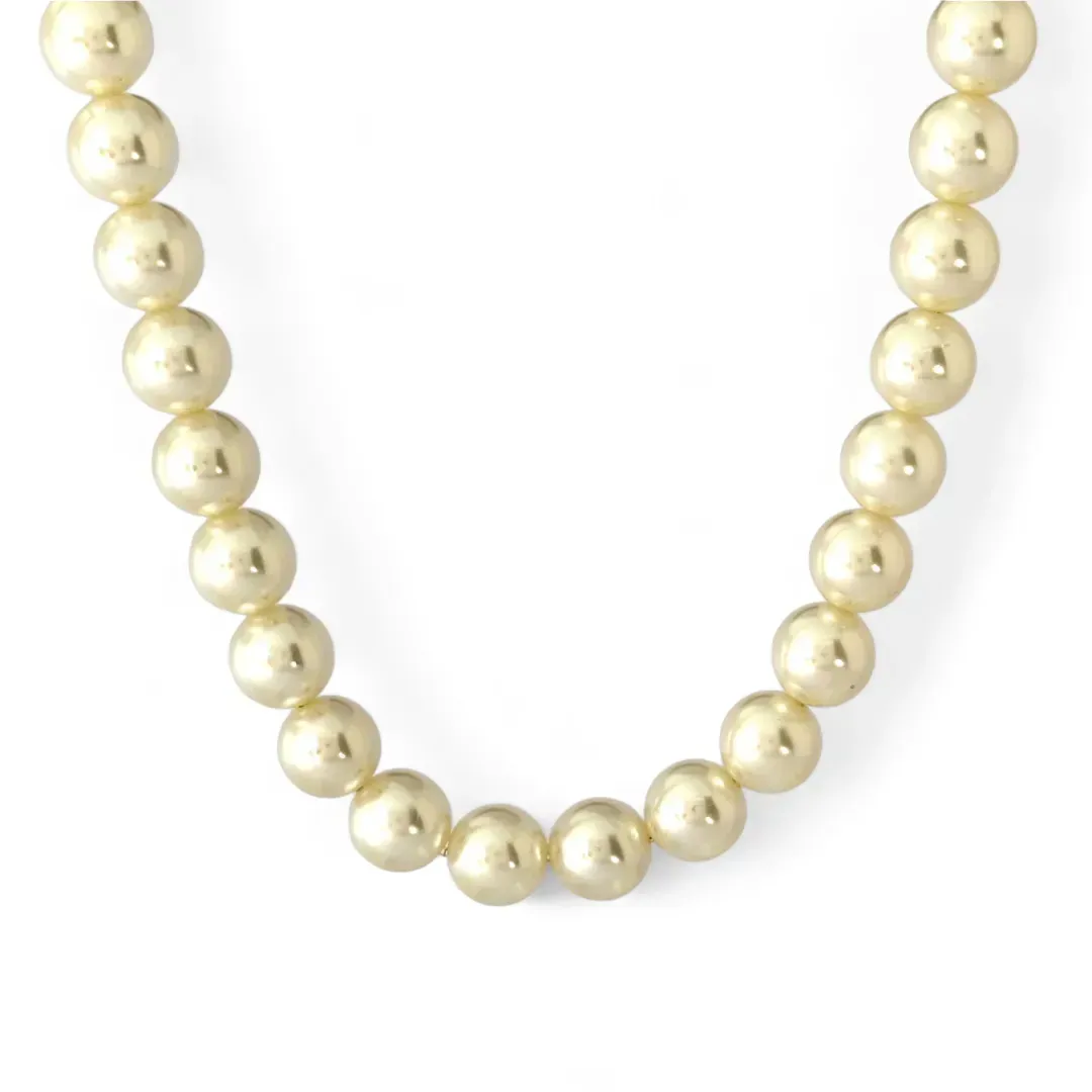 Colar Pérolas Banhado a Ouro 18K