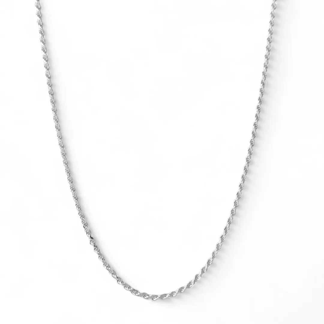 Corrente Cordão Baiano Prata 925 - 40cm