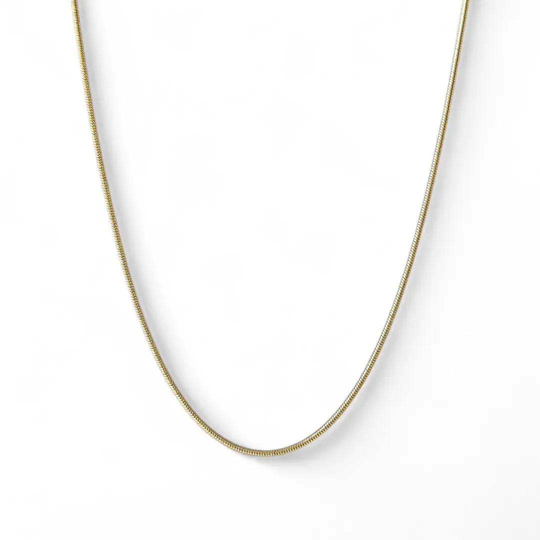Corrente Rabo de Rato Banhada a Ouro 18k - 60cm
