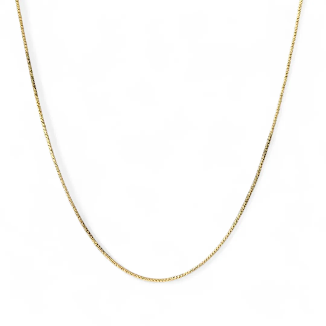Corrente Veneziana Banhada a Ouro 18k - 60cm