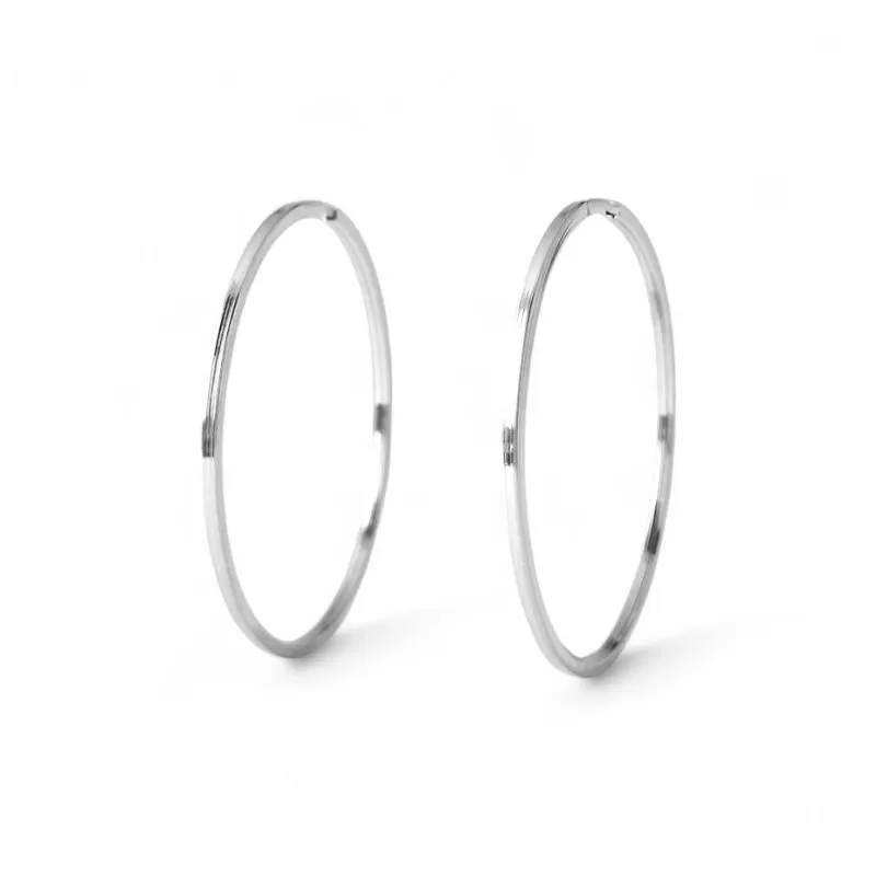Brinco Argola Prata 925 - 3,7cm