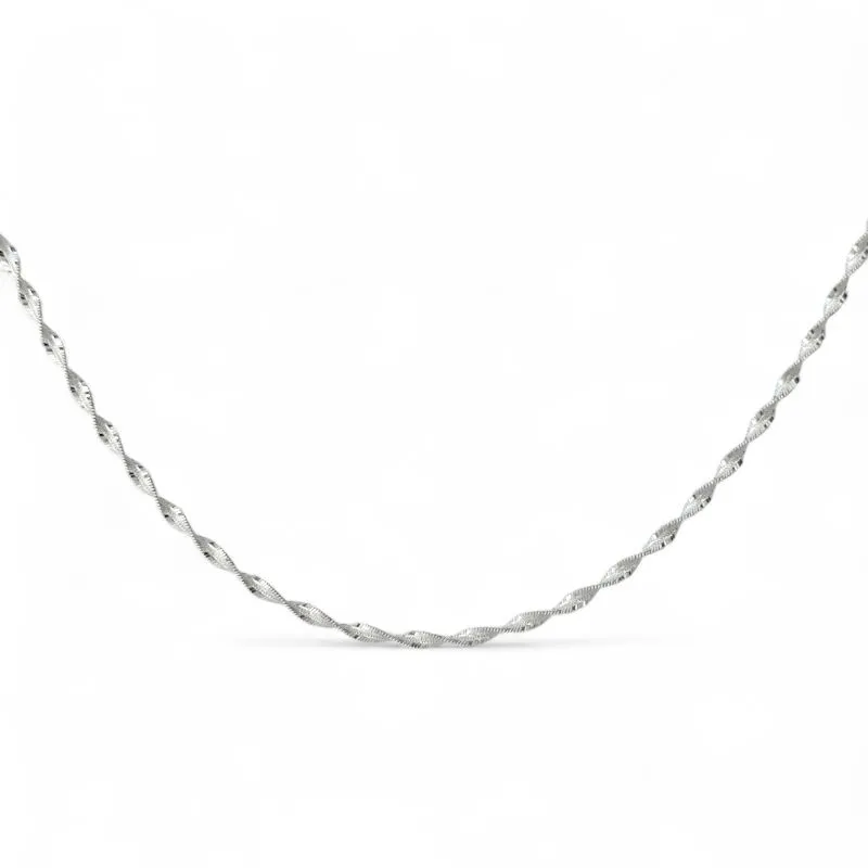 Corrente Cordão Singapura Prata 925 - 50cm