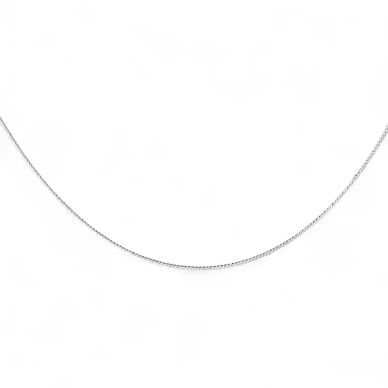 Corrente Elo Grumet Fino Prata 925 - 60cm