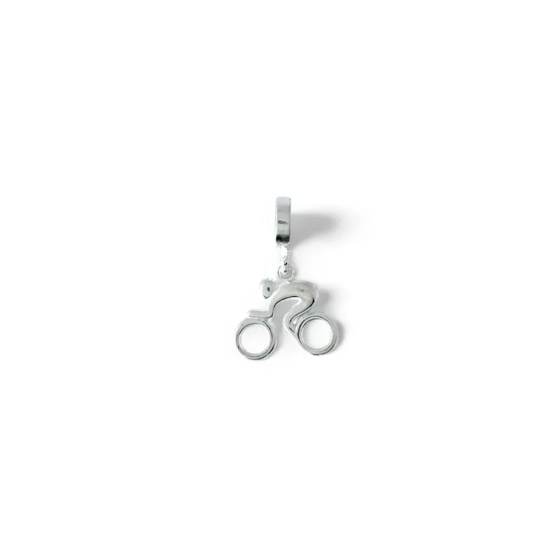 Pingente Berloque Ciclista Prata 925