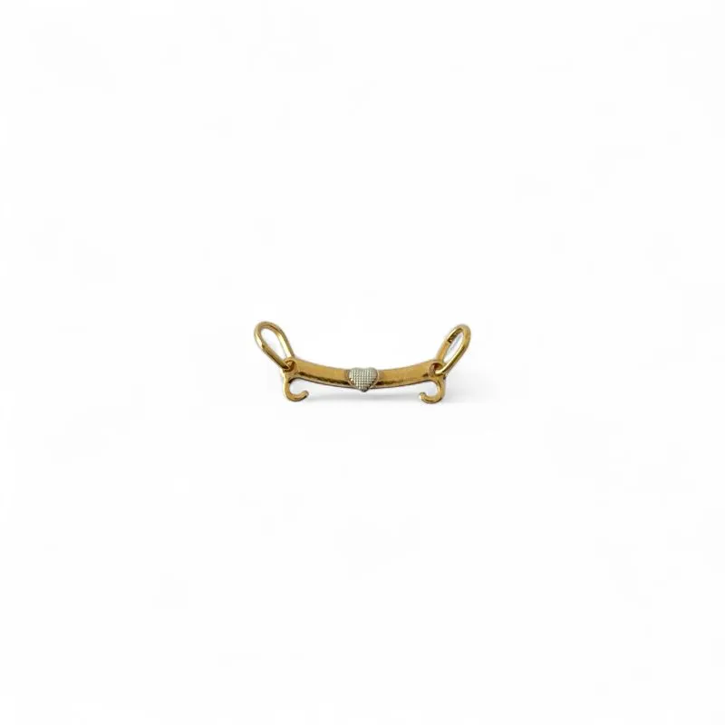 Pingente Canga Banhado a Ouro 18k para 2 Filhos
