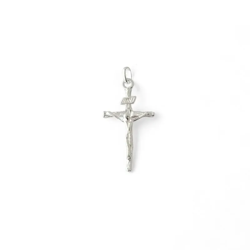 Pingente Crucifixo Prata 925 Imagem