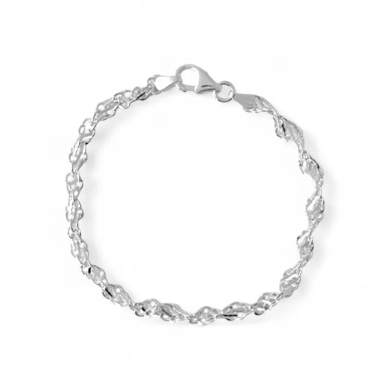 Pulseira Torcida Prata 925