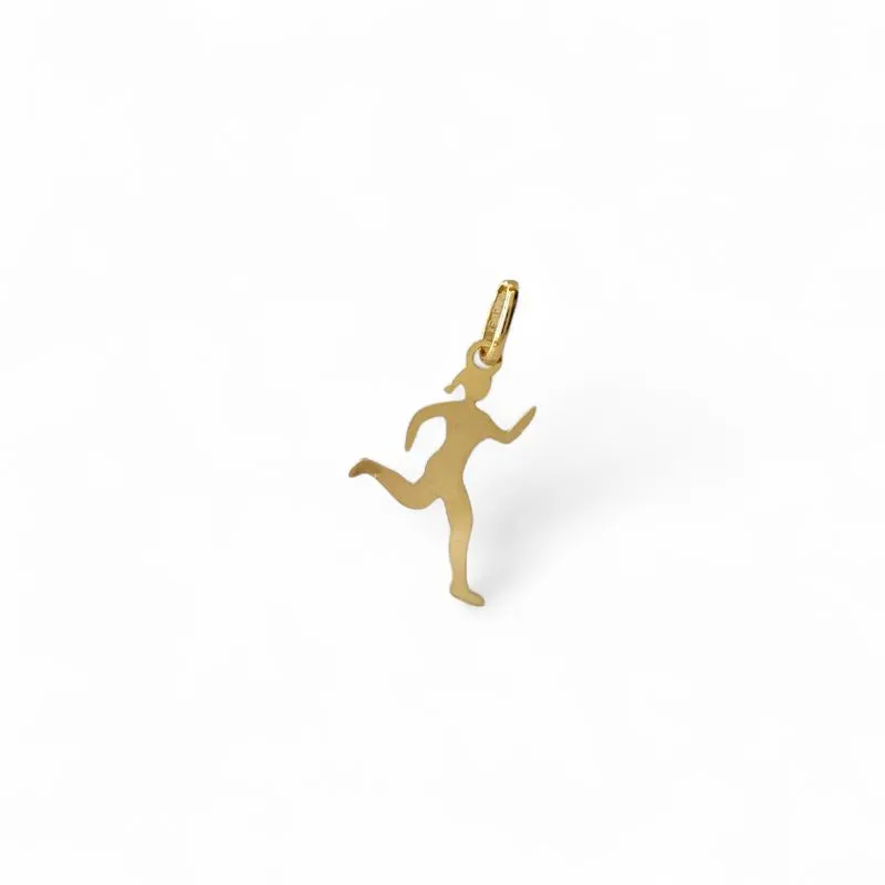 Pingente Corrida Banhado a Ouro 18k