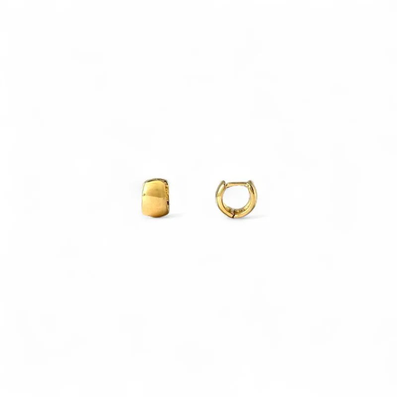 Brinco Argola Lisa Banhado a Ouro 18k - 0,8cm