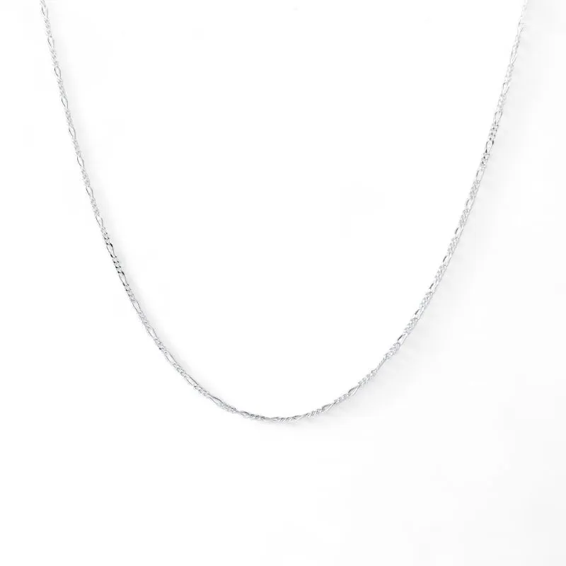 Corrente Masculina Elo 3 em 1 Prata 925  Fina