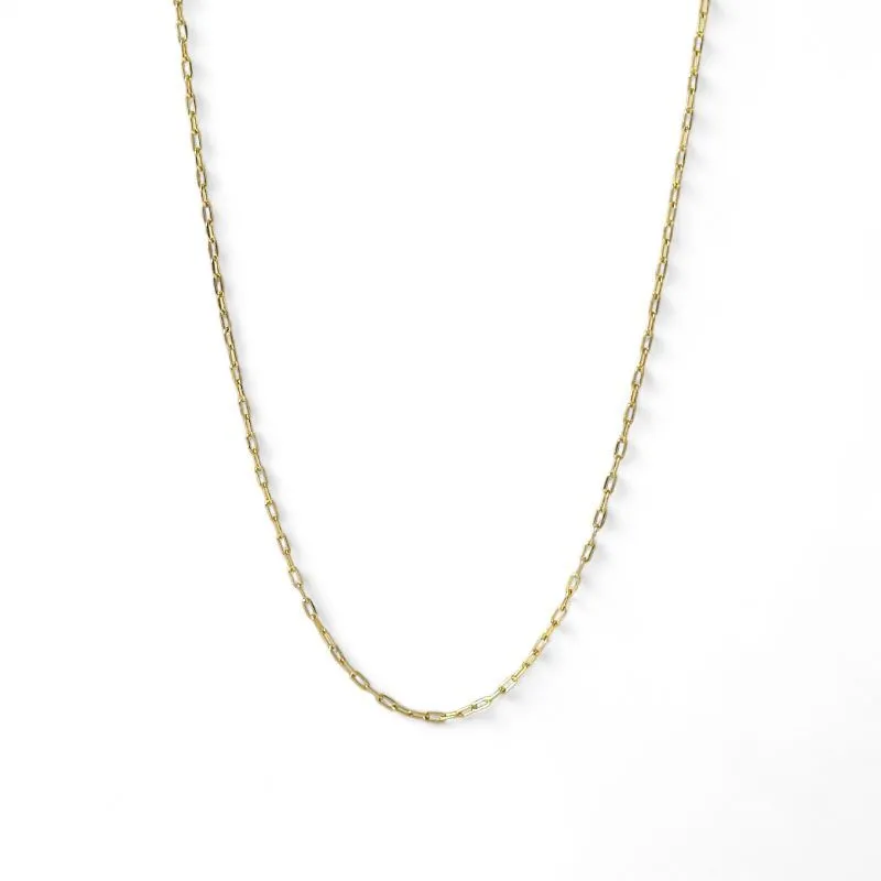 Corrente Elo Cartier Banhada a Ouro 18k - 70cm