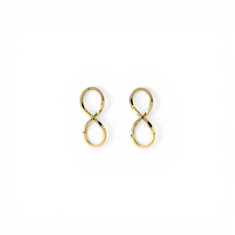 Brinco Infinito Banhado a Ouro 18k