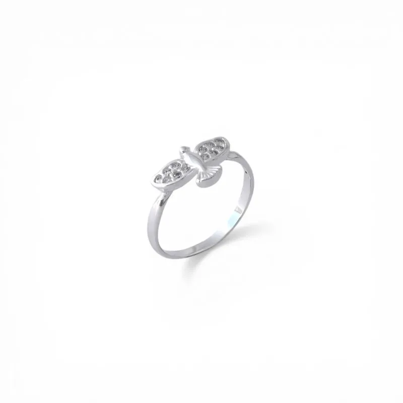 Anel Espírito Santo Prata 925 com Zircônias - Tam25