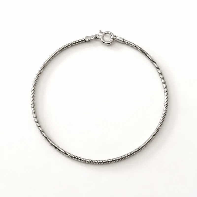 Pulseira Rabo de Rato Prata 925 - 18,5cm