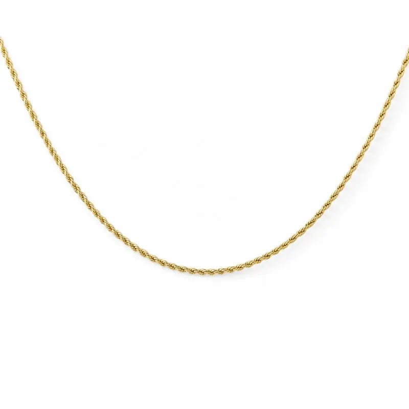Corrente Cordão Baiano Banhado a Ouro 18k - 50cm