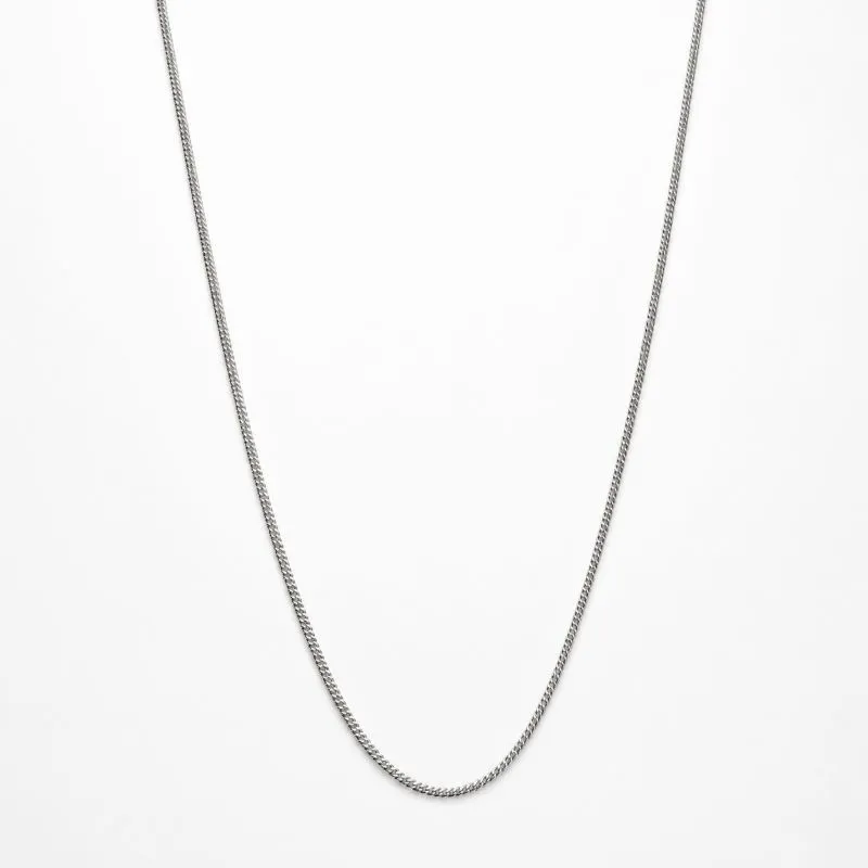 Corrente Masculina Elo Grumet Fino Prata 925 - 60cm