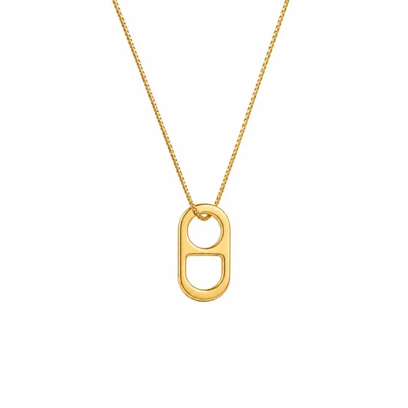 Colar Lacre Banhado a Ouro 18k - 40 cm + 4 cm (Alongador)