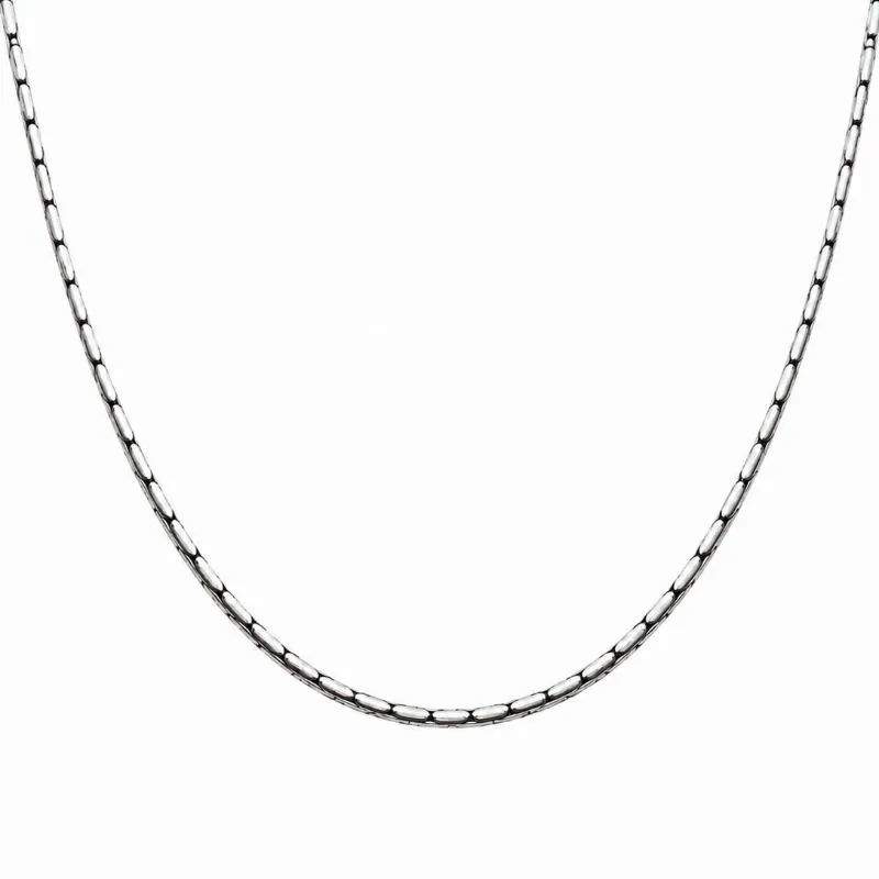 Corrente Estilo Bali Prata 925 Envelhecida - 60 cm