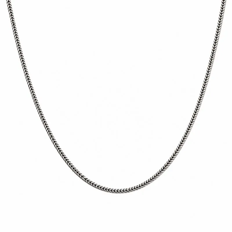 Corrente Prata Envelhecida Prata 925 - 45 cm