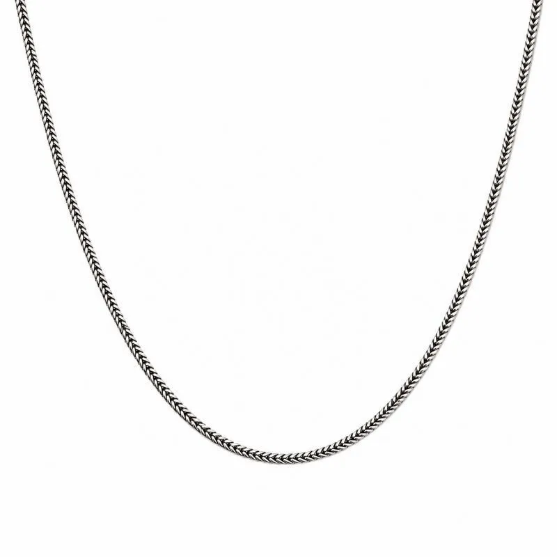 Corrente Prata Envelhecida Prata 925 - 50 cm