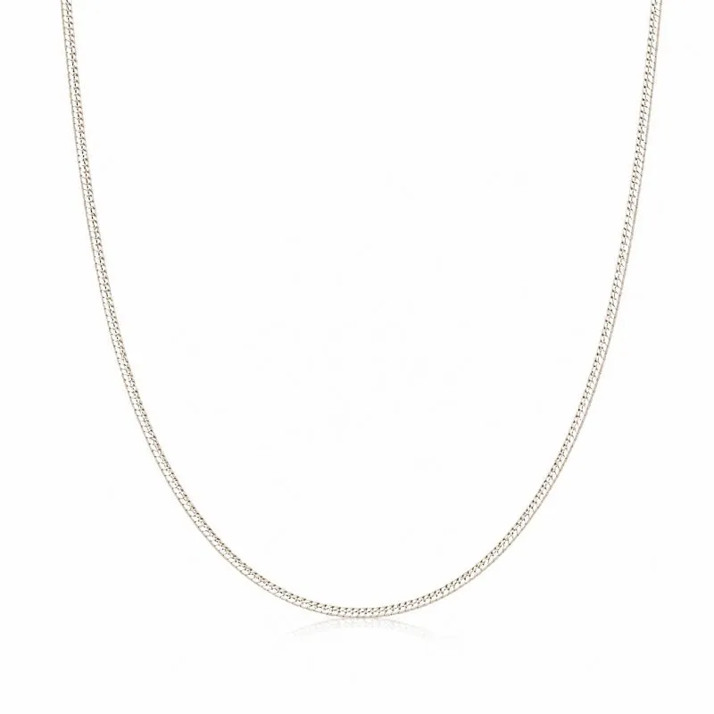 Corrente Rabo de Rato (2mm) Prata 925 - 45 cm